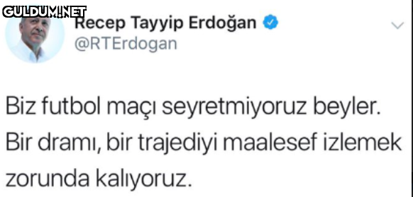 Recep Tayyip Erdoğan...