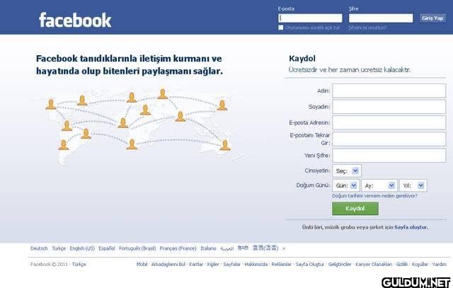 facebook E-posta Stre...