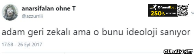 Ofansifbet 250₺ KAZANDIN...