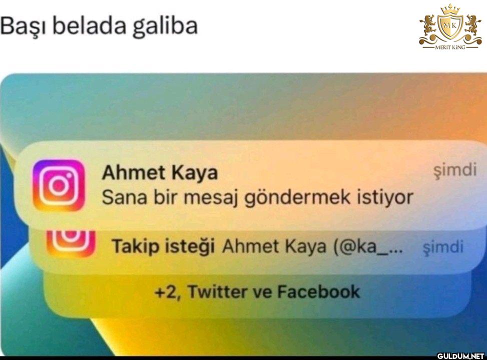 Başı belada galiba MERIT...