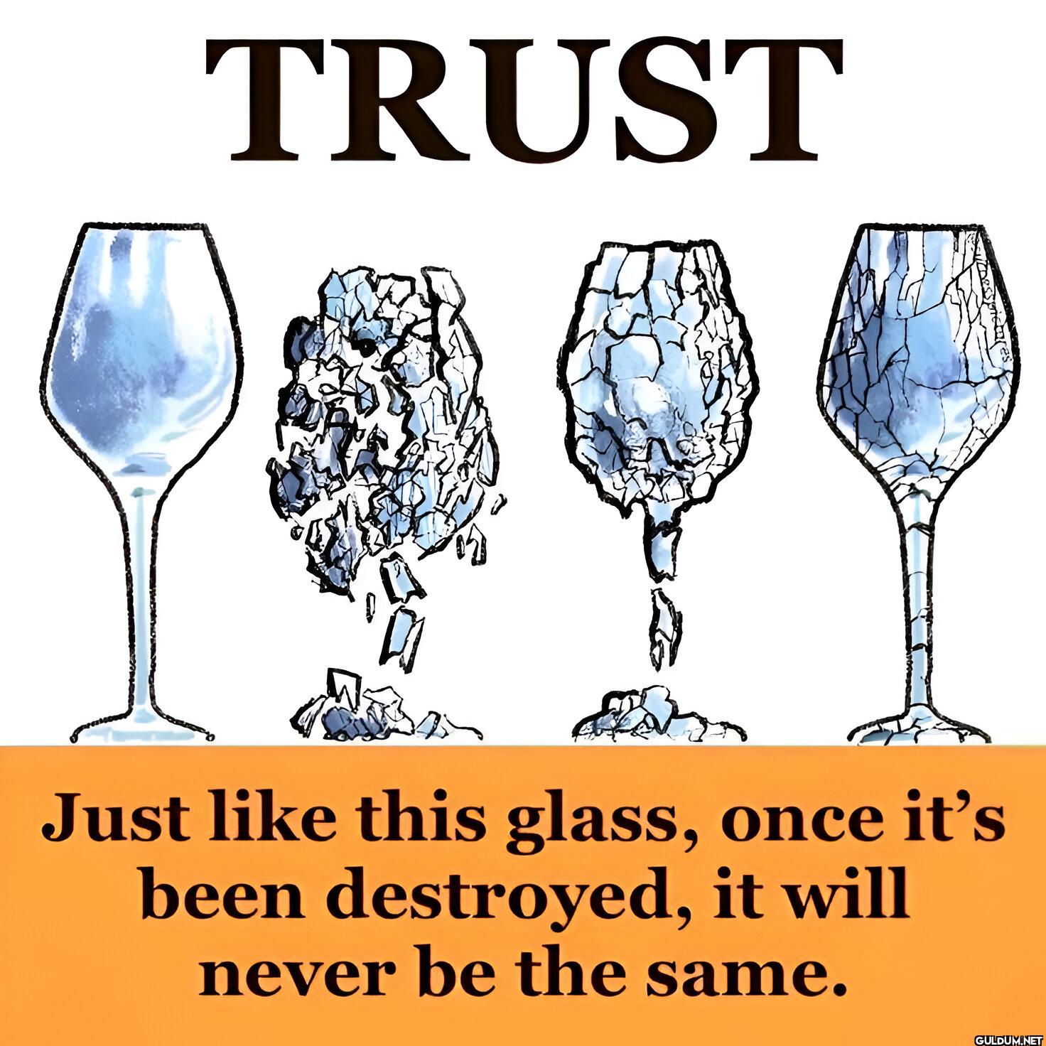5.    TRUST Just like this...