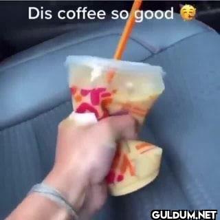 Dis coffee so good