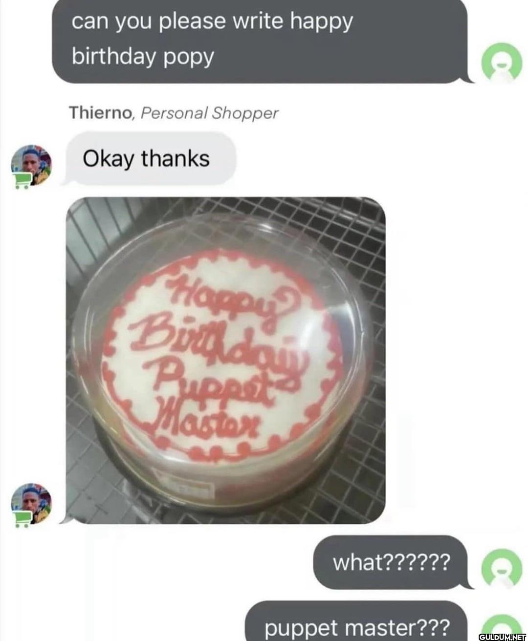 can you please write happy...