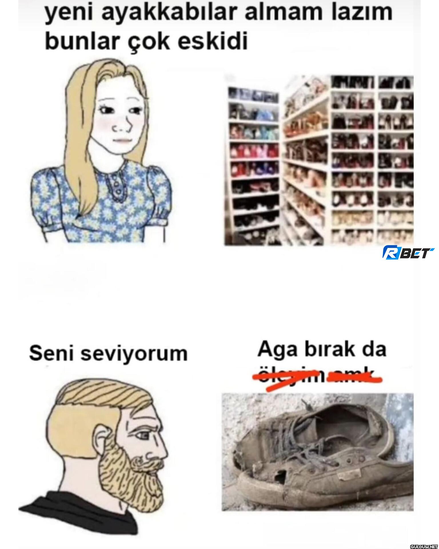 yeni ayakkabılar almam...