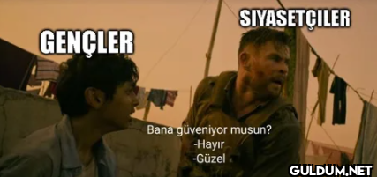 GENÇLER SIYASETCILER Bana...