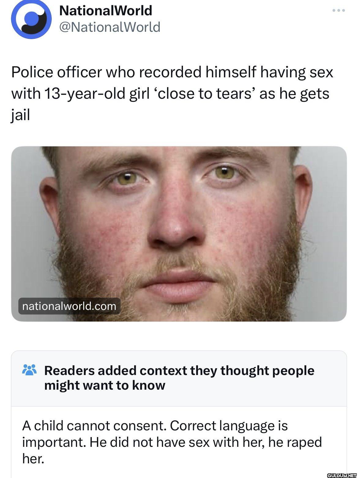 Police officer who...