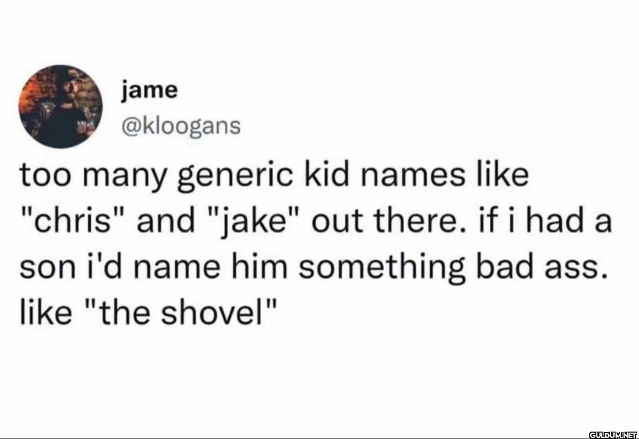 too many generic kid names...