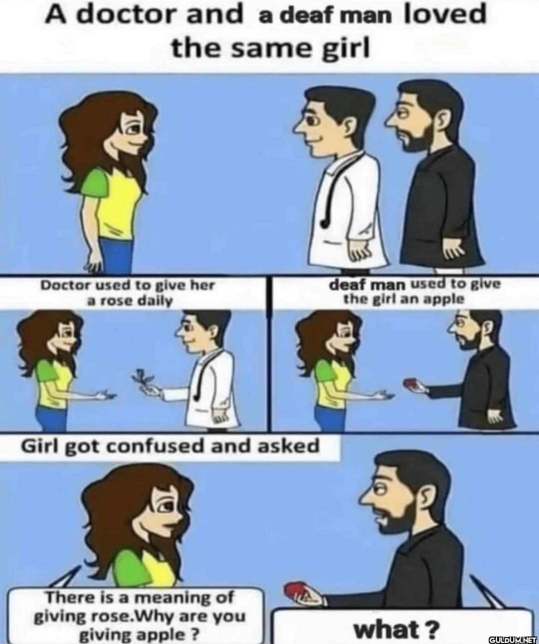 A doctor and a deaf man...