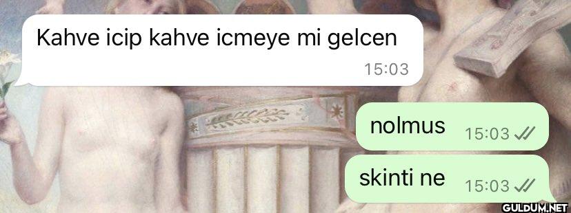 Kahve icip kahve icmeye mi...