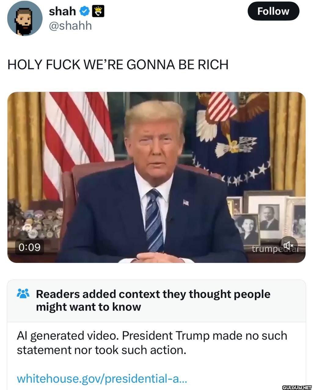 HOLY FUCK WE'RE GONNA BE...