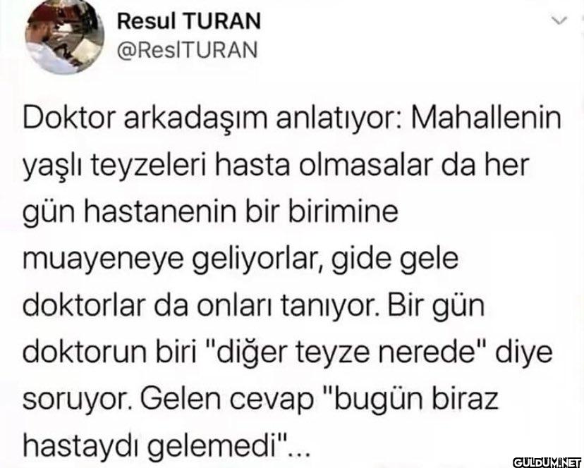 Doktor arkadaşım...