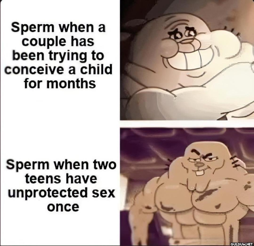 Sperm when a couple has...
