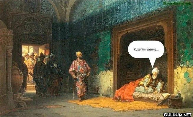 Kuzenim yazmış......