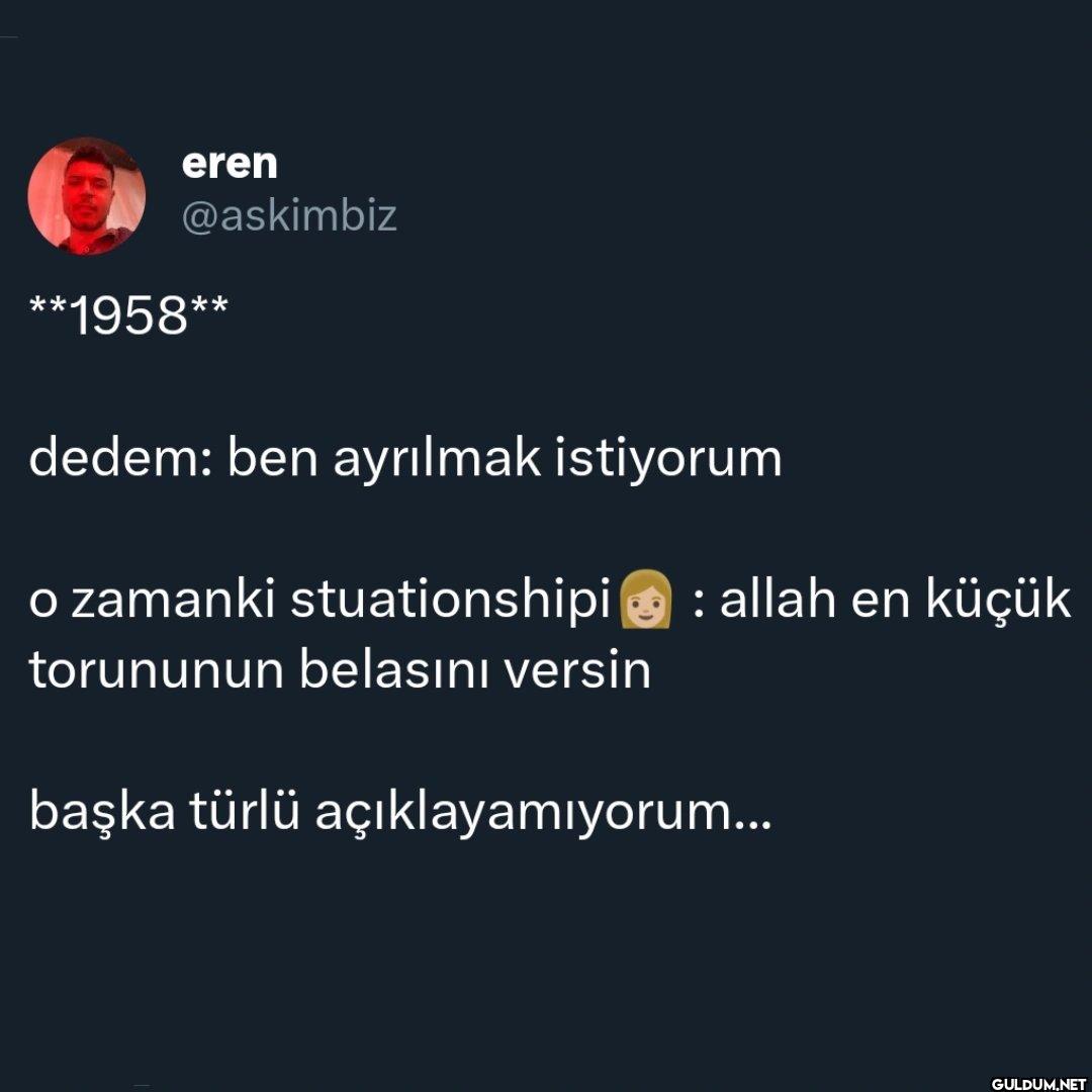 **1958** dedem: ben...