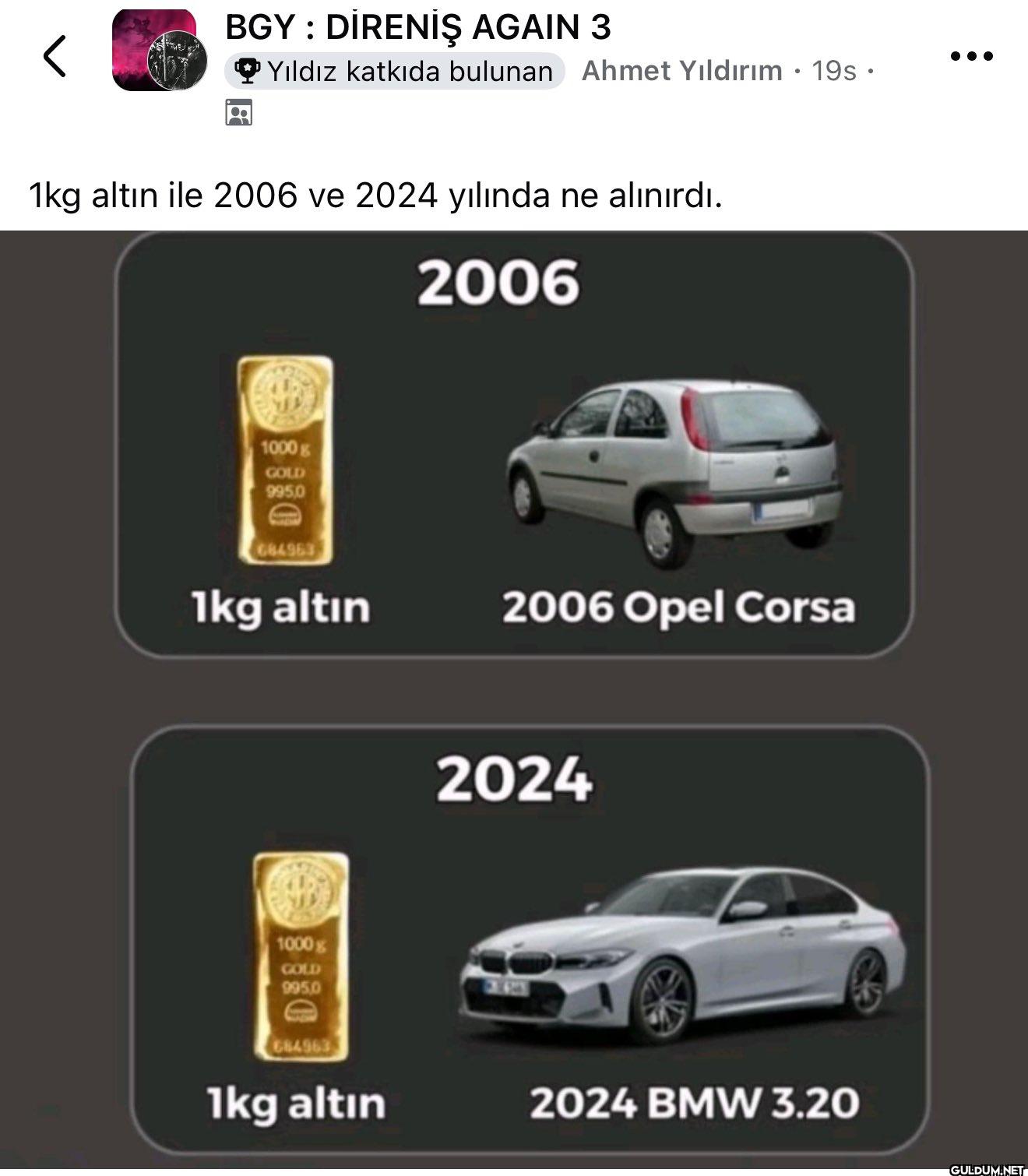 arabanın ölü yatırım...