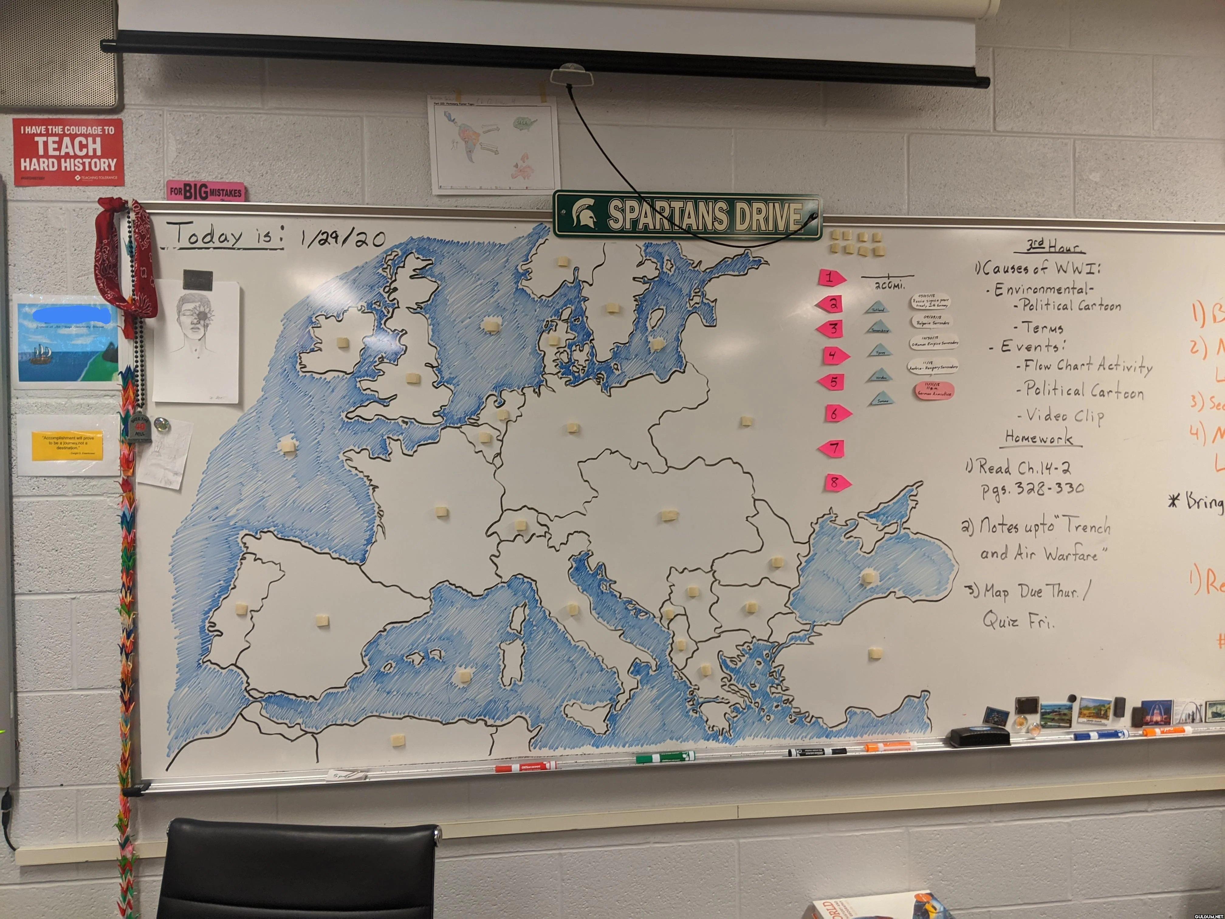 Teacher was excited for...