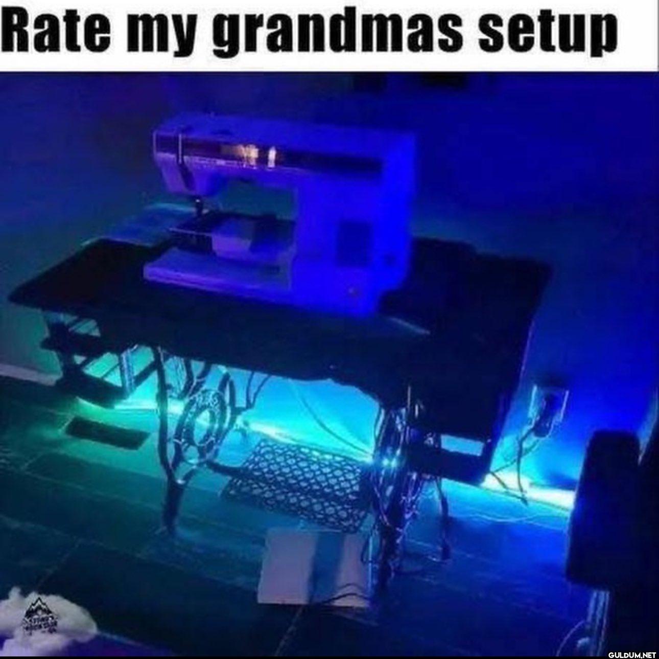 Rate my grandmas setup