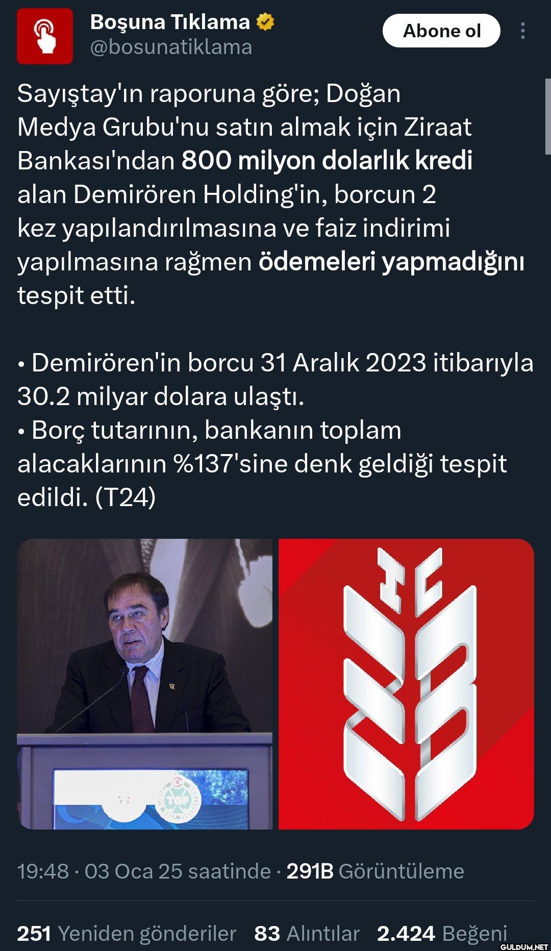 Alıcam doğan medya grubunu...