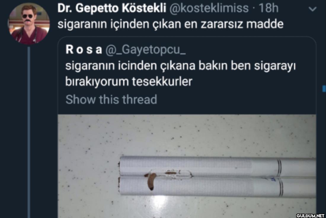 18h sigaranın içinden...
