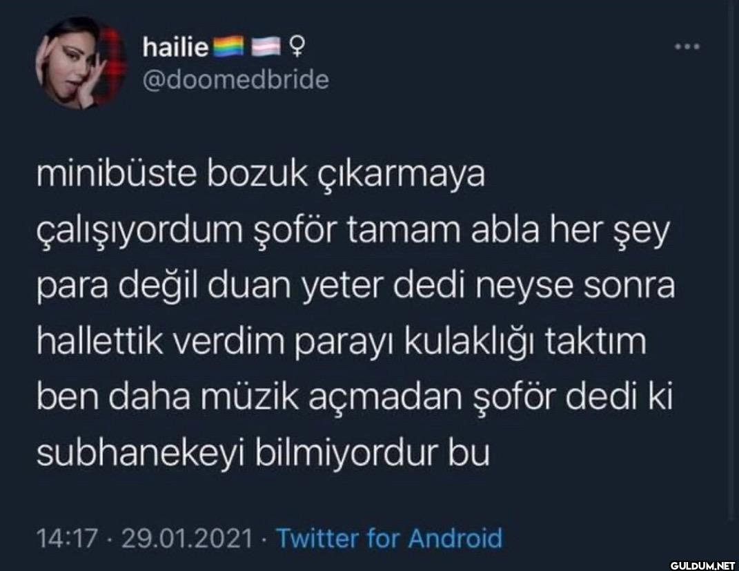 minibüste bozuk çıkarmaya...