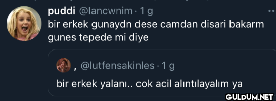 1 g bir erkek gunaydn dese...