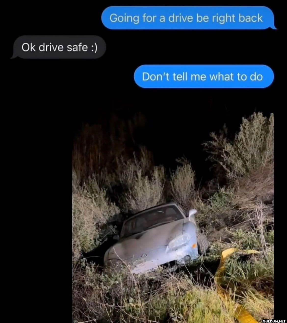 Going for a drive be right...