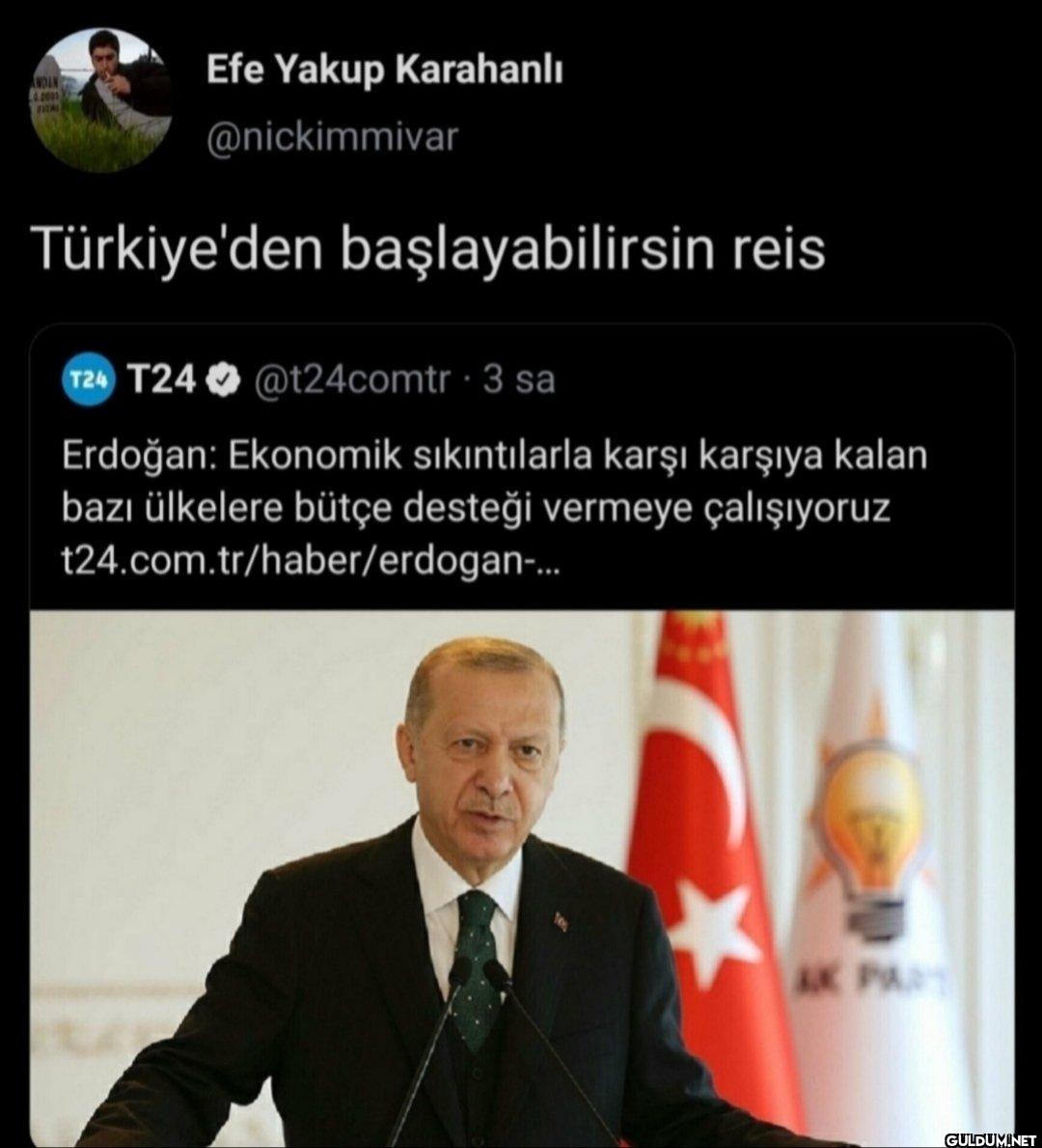 Türkiye'den...