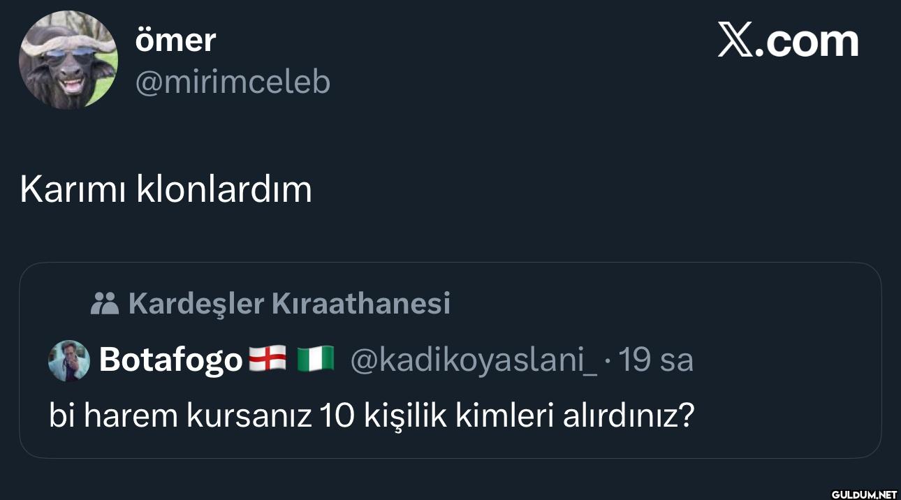 Karımı klonlardım...