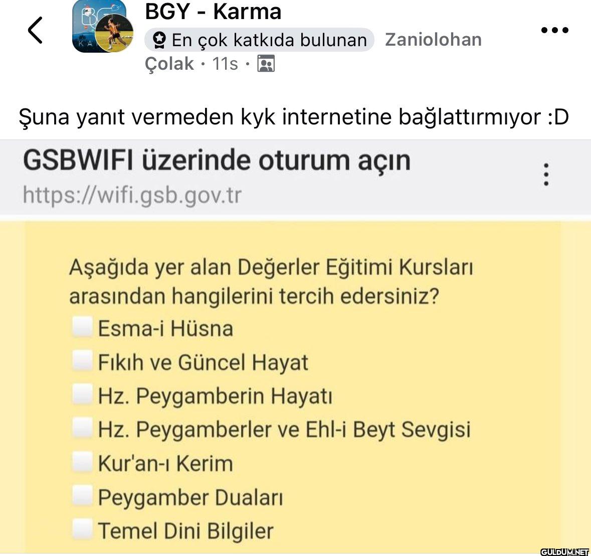 BGY - Karma En çok katkıda...