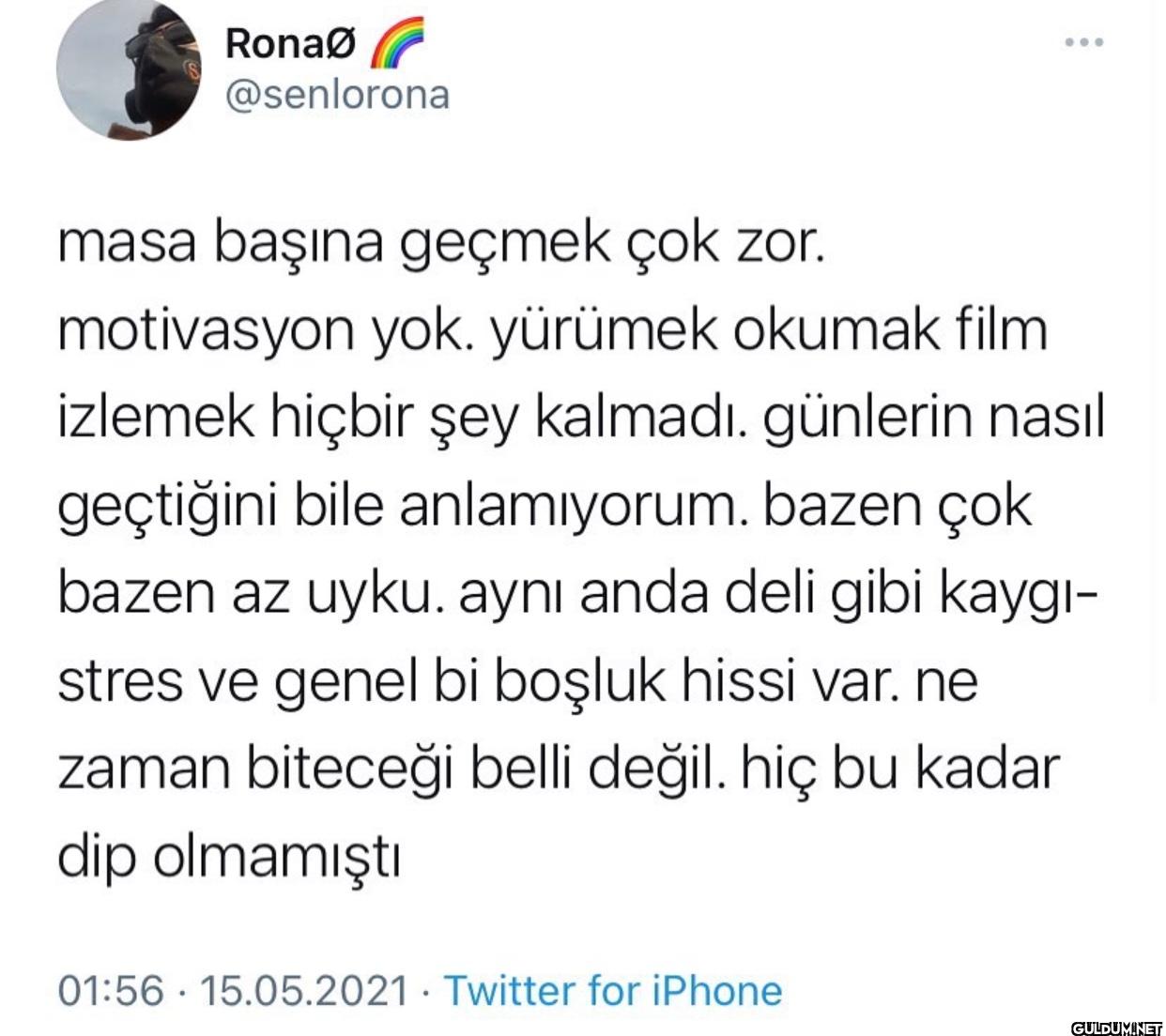 masa başına geçmek çok...