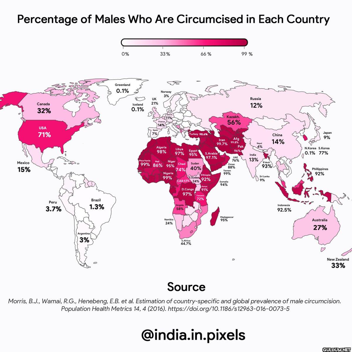 13. Percentage of males...