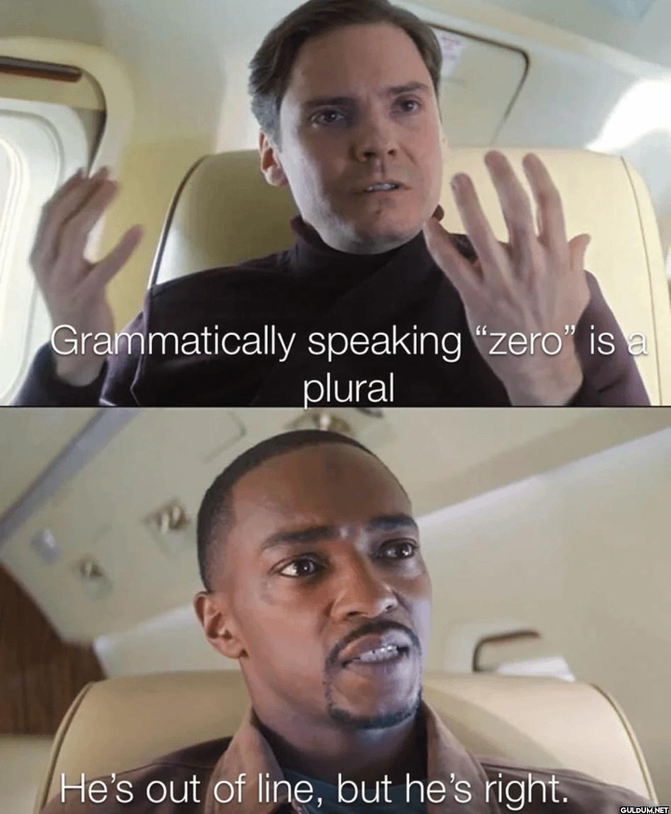 Grammatically speaking...