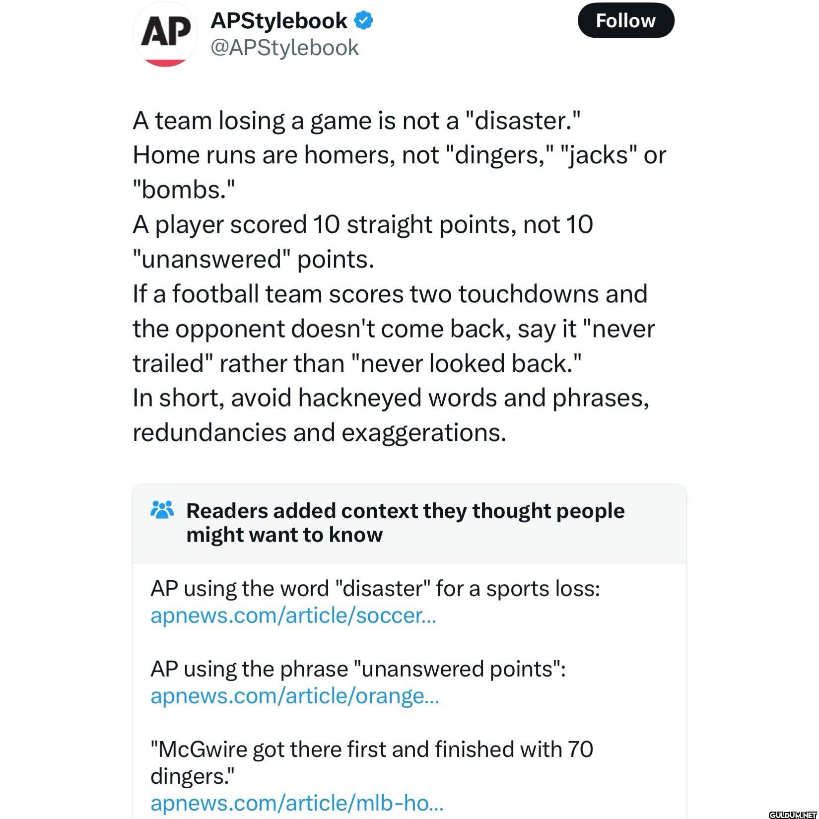 So, AP got destroyed...   ...