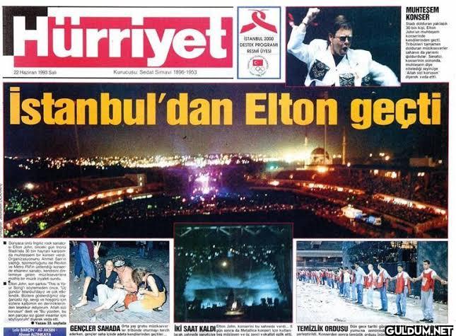 Elton John konserine ait...