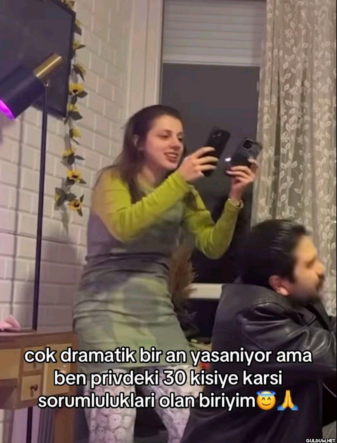 cok dramatik bir an...