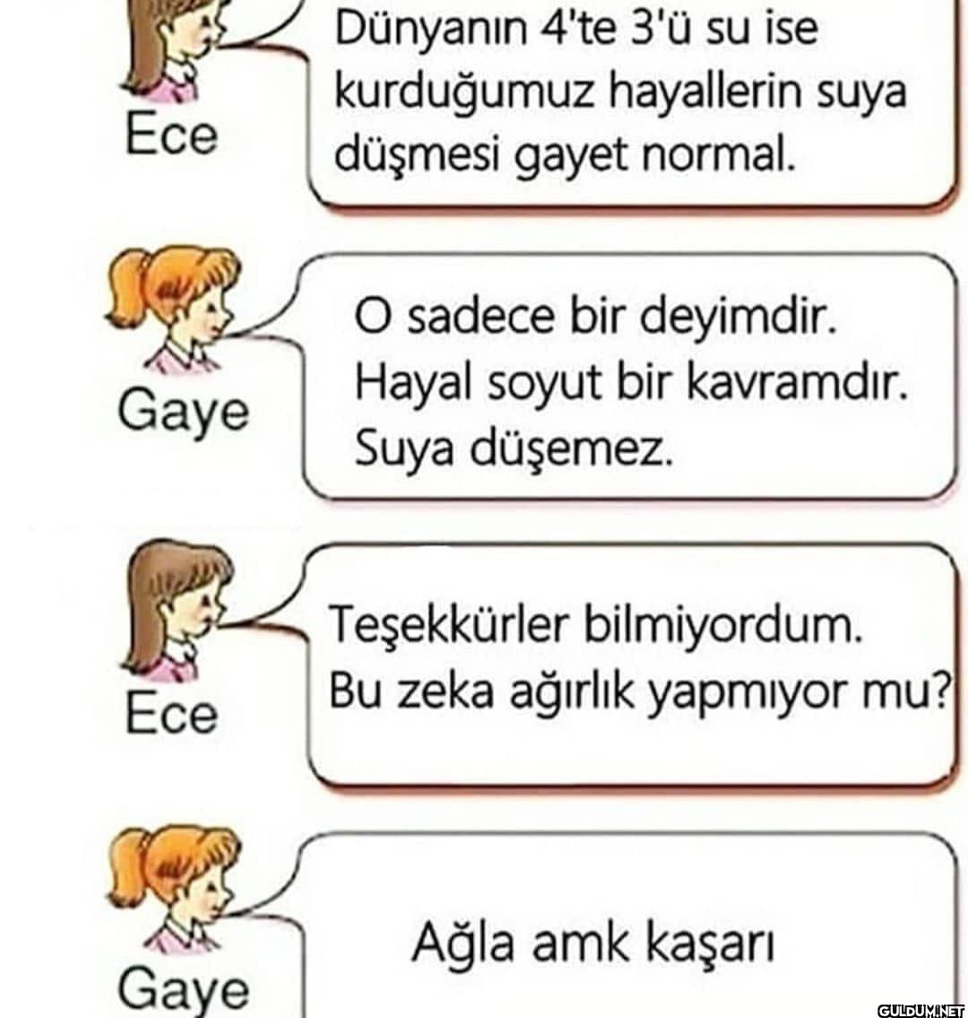 Ece Dünyanın 4'te 3'ü su...