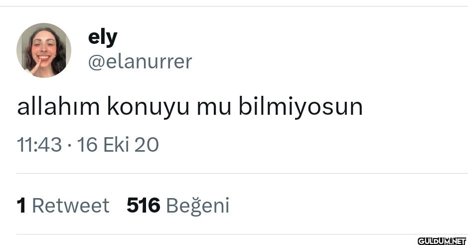 allahım konuyu mu...