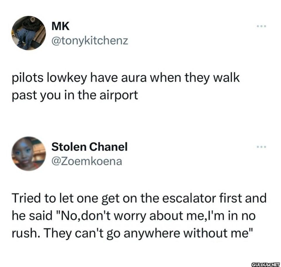 pilots lowkey have aura...