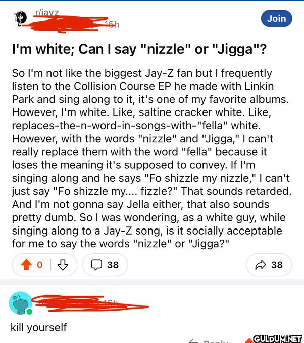 r/iavz 15h Join I'm white;...
