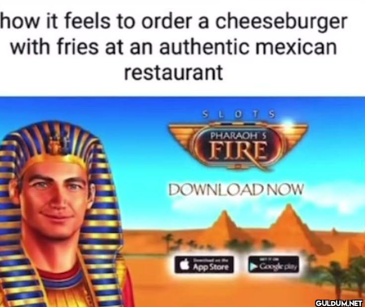 how it feels to order a...