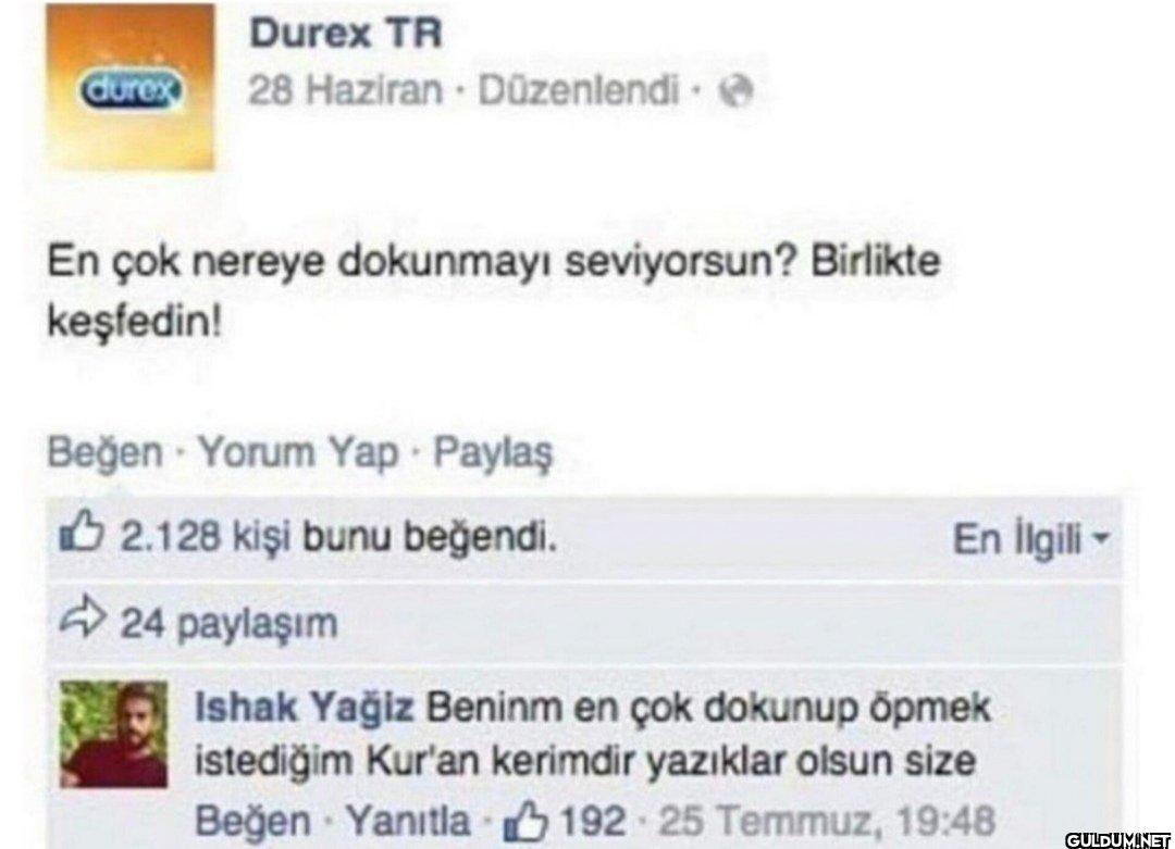 Durex TR durex 28 Haziran...