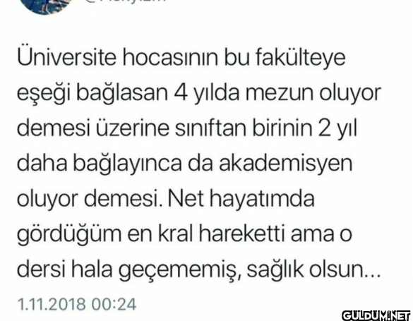 Üniversite hocasının bu...