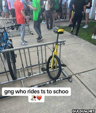ggn who rides to schoo