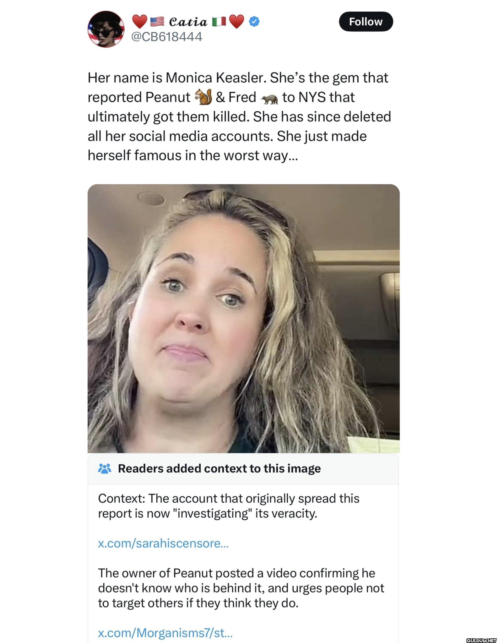 Follow Her name is Monica...