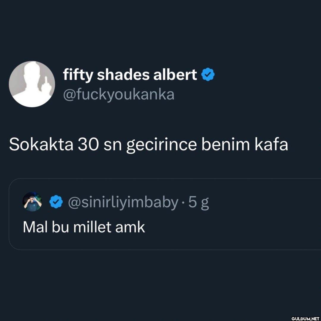 Sokakta 30 sn gecirince...