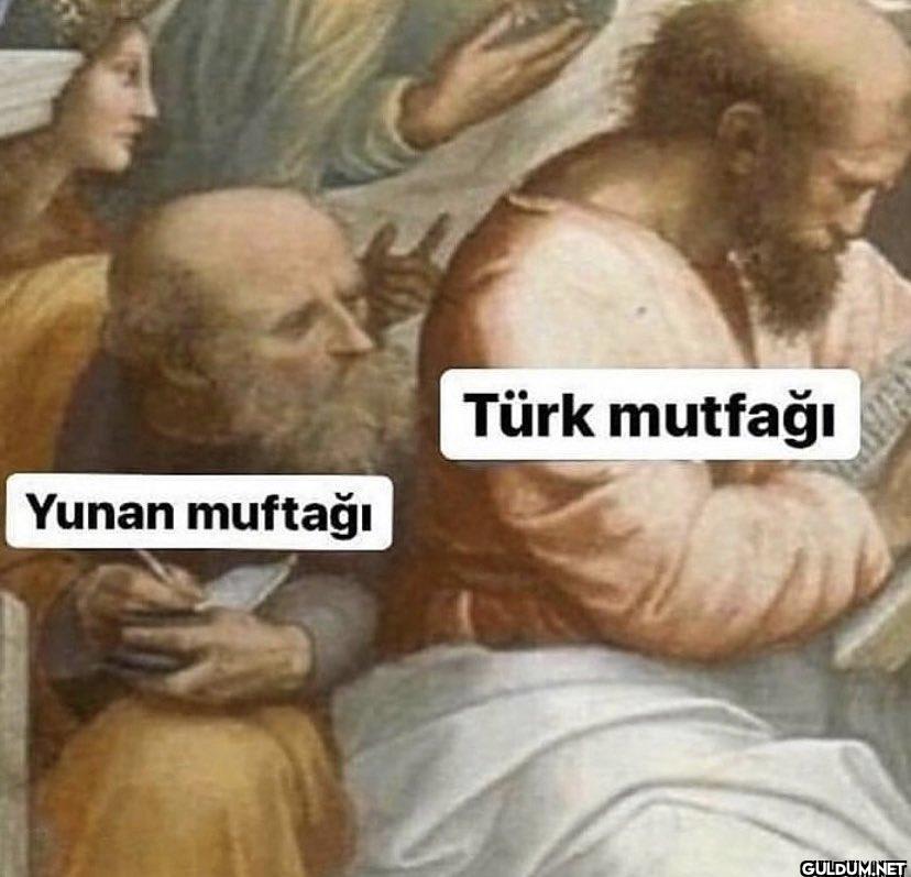 Yunan muftağı Türk mutfağı