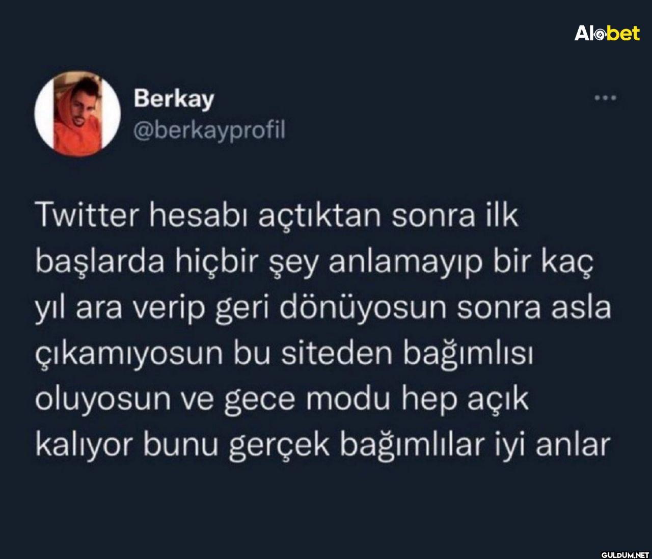 Twitter hesabı açtıktan...