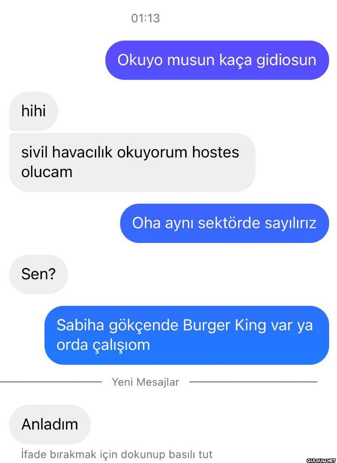 01:13 Okuyo musun kaça...