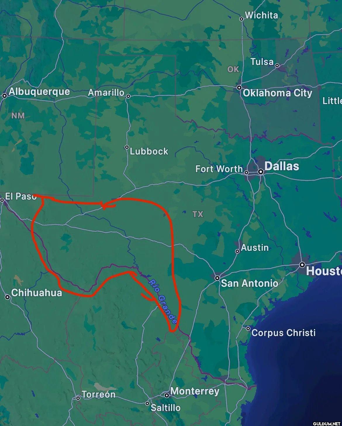Why no major cities in...