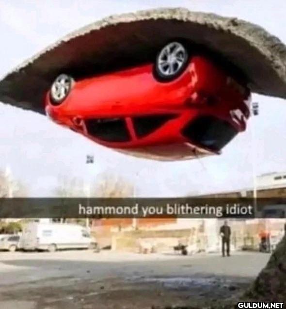 hammond you blithering idiot